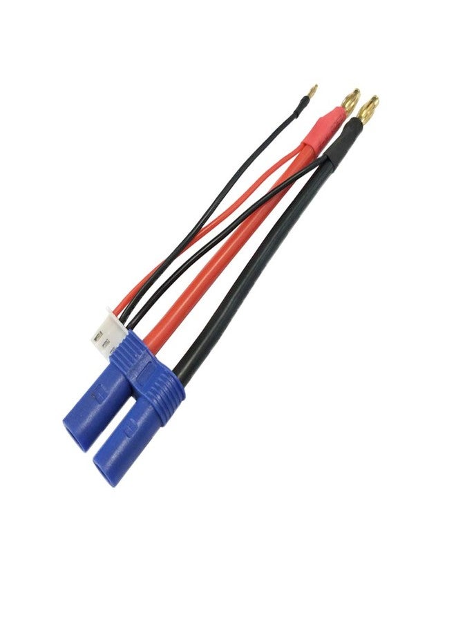 LINSYRC 2pcs EC5 Female Connector to 4MM 4.0MM Banana Plug Bullet Connector with 2S Lipo JST-XH Balance Plug Wire - Image 3